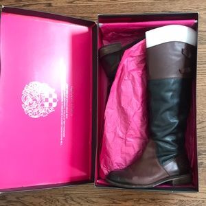 Vince Camino Keaton Riding Boots Black/Brown